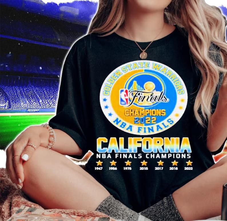 Golden State Warriors California NBA Finals Champions 2022 Shirt t-shirt