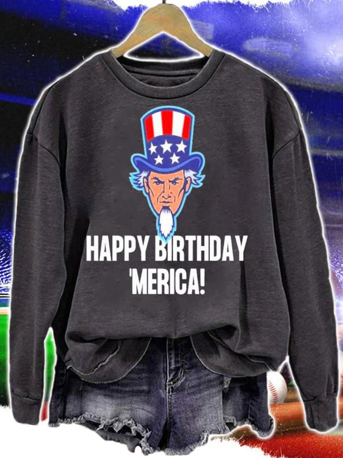 Happy Birthday 'Merica 4th Of July 2022 T-Shirt t-shirt sweatshirt