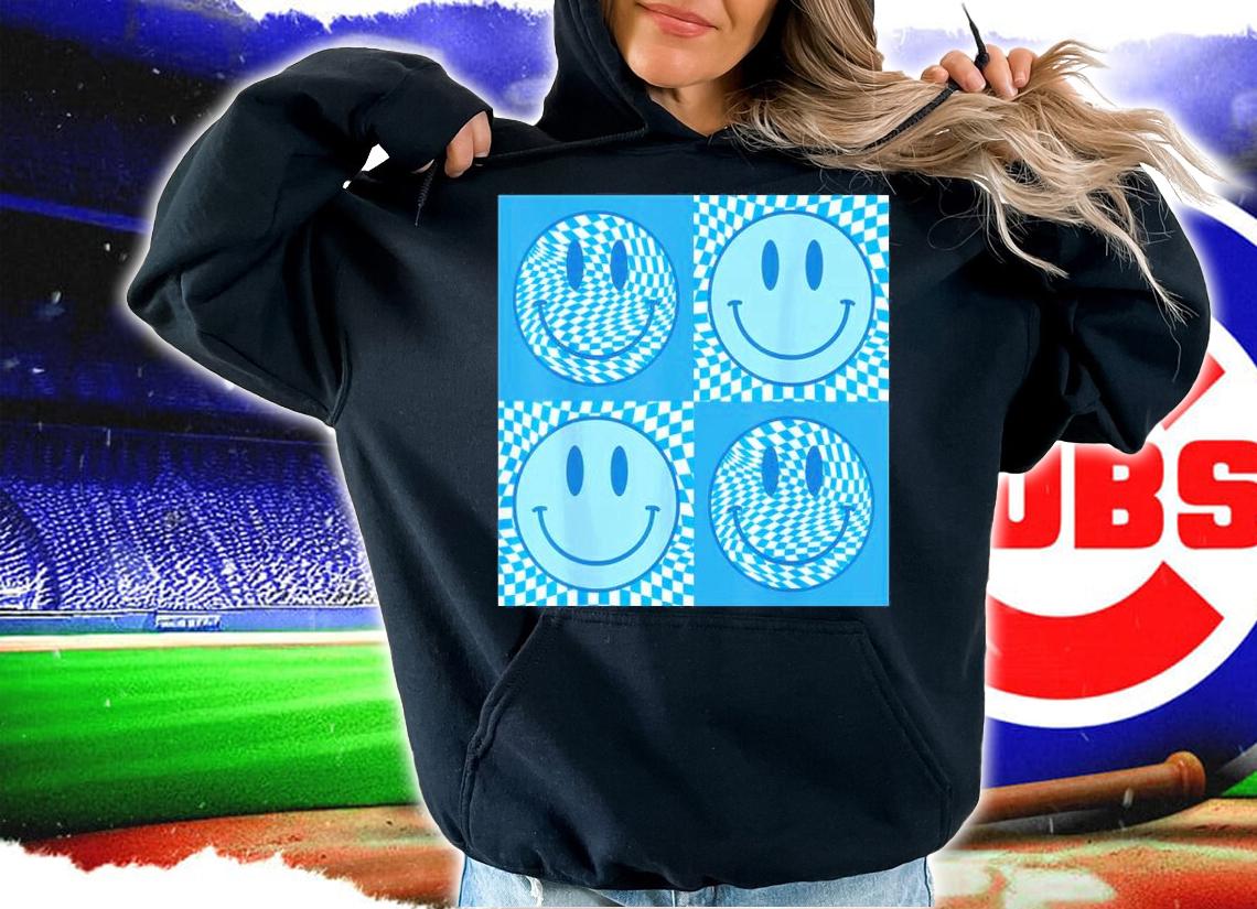 Happy Face Checkered Pattern Smile Face Meme Trendy Costume Shirt t-shirt