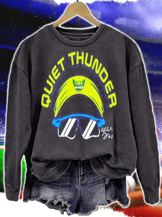 Holly Rowe Dallas Wings Quiet Thunder Shirt t-shirt sweatshirt