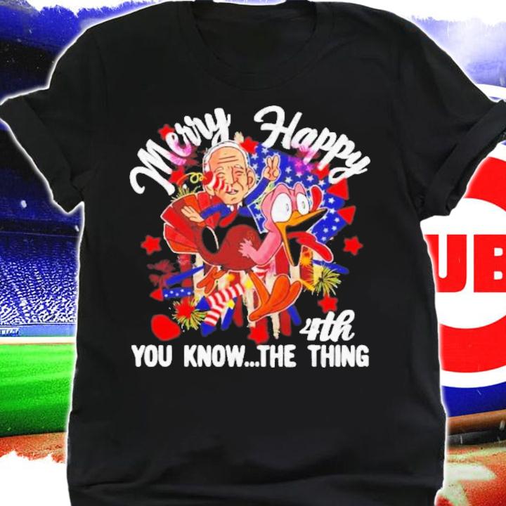 Joe Biden Happy 4th Of You Know The Thing Confused 4th T-Shirt t-shirt