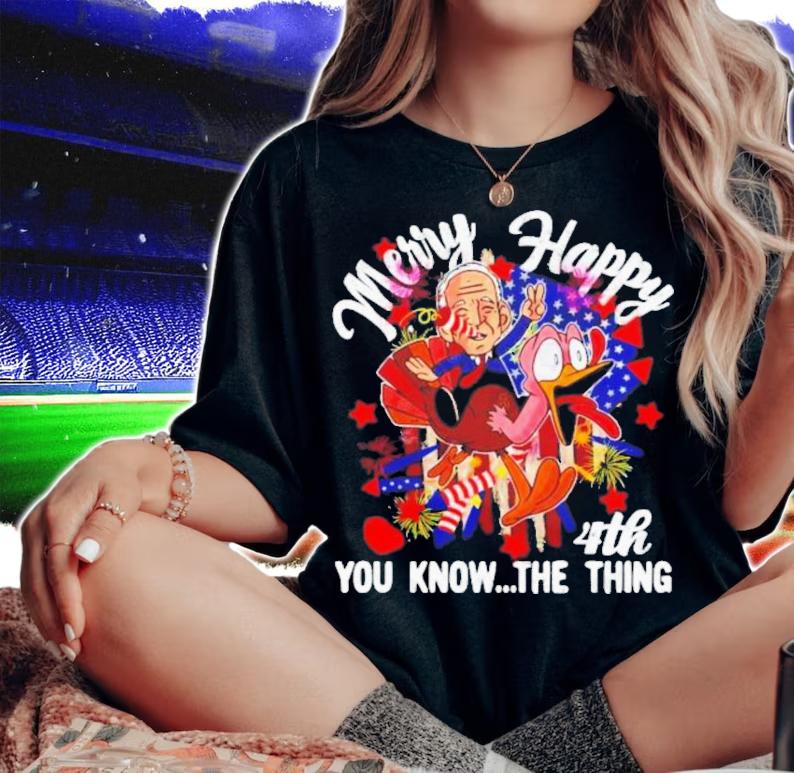 Joe Biden Happy 4th Of You Know The Thing Confused 4th T-Shirt t-shirt