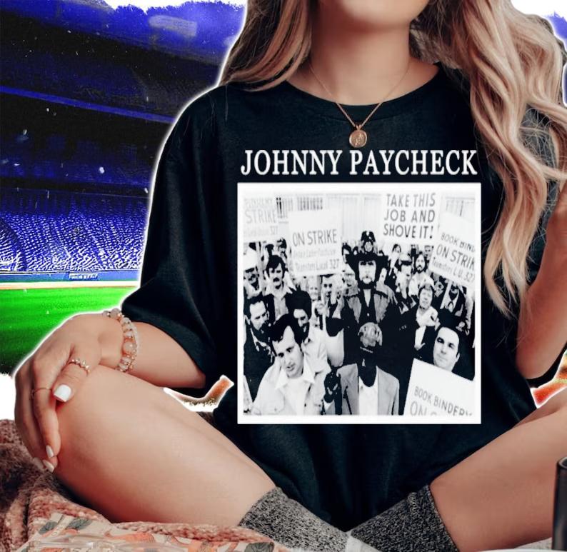 Johnny Paycheck Matt Pinfield T-Shirt t-shirt woman shirt