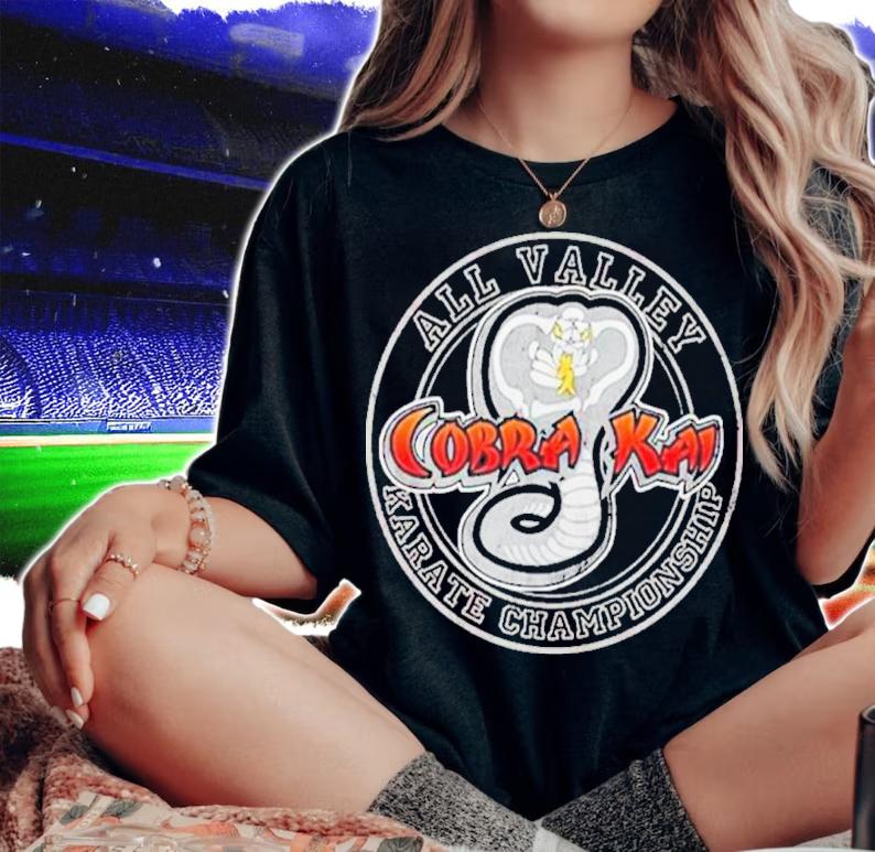 Karate Kid Cobra Kai All Valley Championship Shirt t-shirt woman shirt