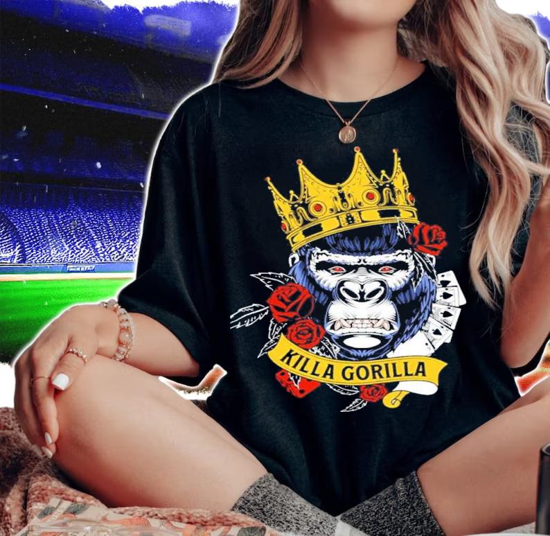 Killa Gorilla King Artwork Shirt t-shirt woman shirt
