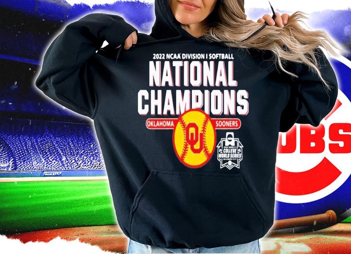 Men's Champion Charcoal Oklahoma Sooners 2022 Ncaa Softball T-Shirt t-shirt