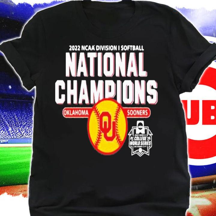 Men's Champion Charcoal Oklahoma Sooners 2022 Ncaa Softball T-Shirt t-shirt
