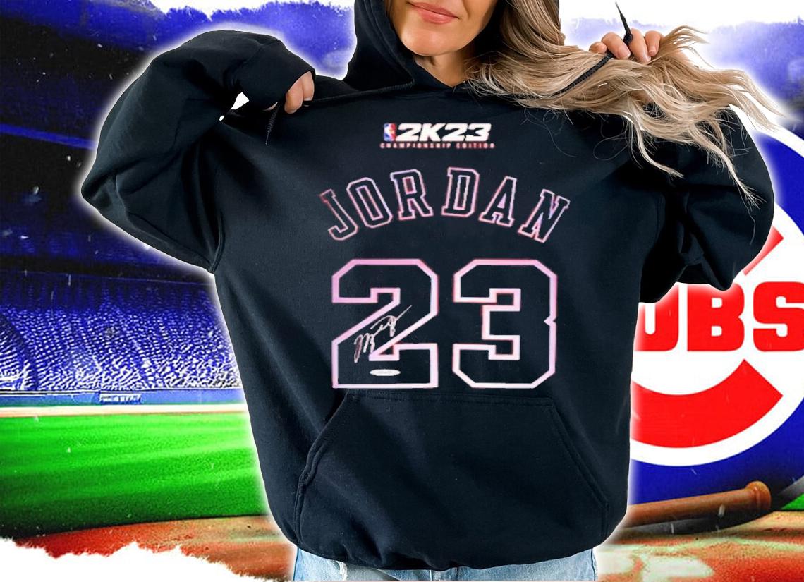 Michael Jordan NBA 2K23 Championship Edition Signature Shirt t-shirt