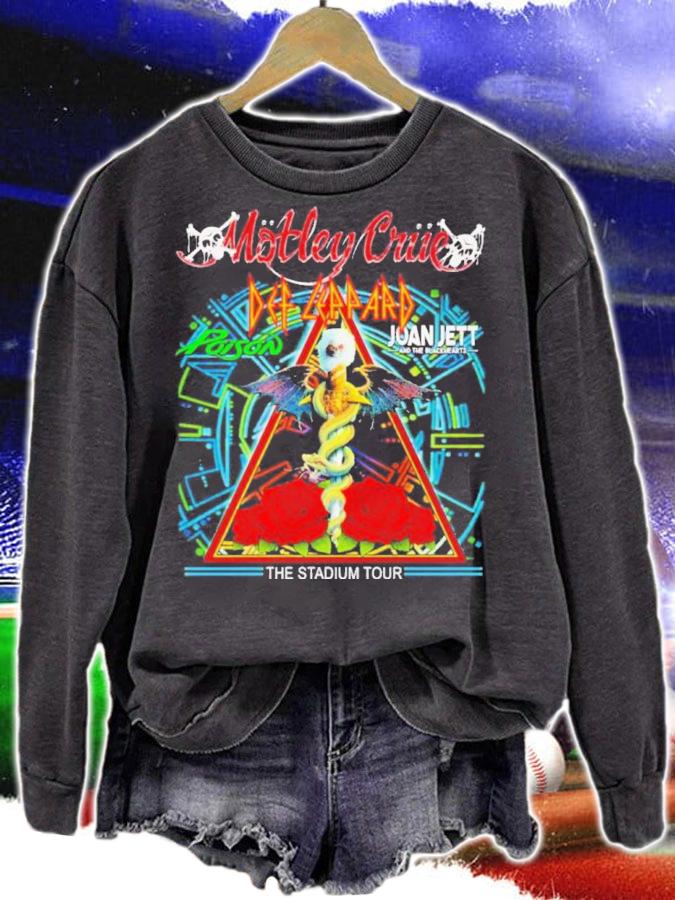 Motley Crue Def Leppard Poison Joan Jett the stadium tour shirt t-shirt sweatshirt