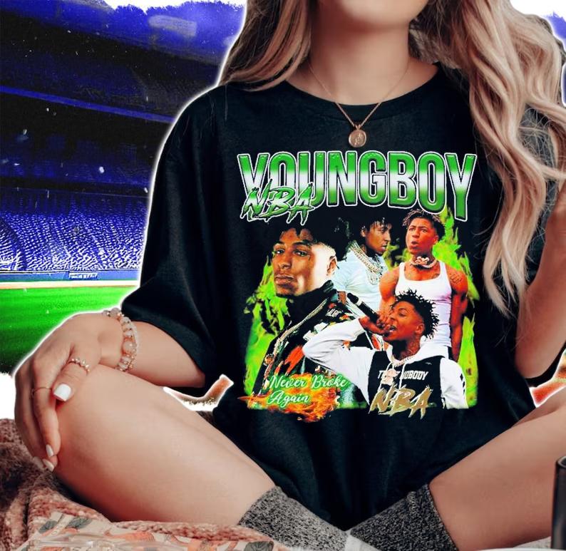 NBA Youngboy Never Broke Again Hip Hop Vintage T-Shirt t-shirt