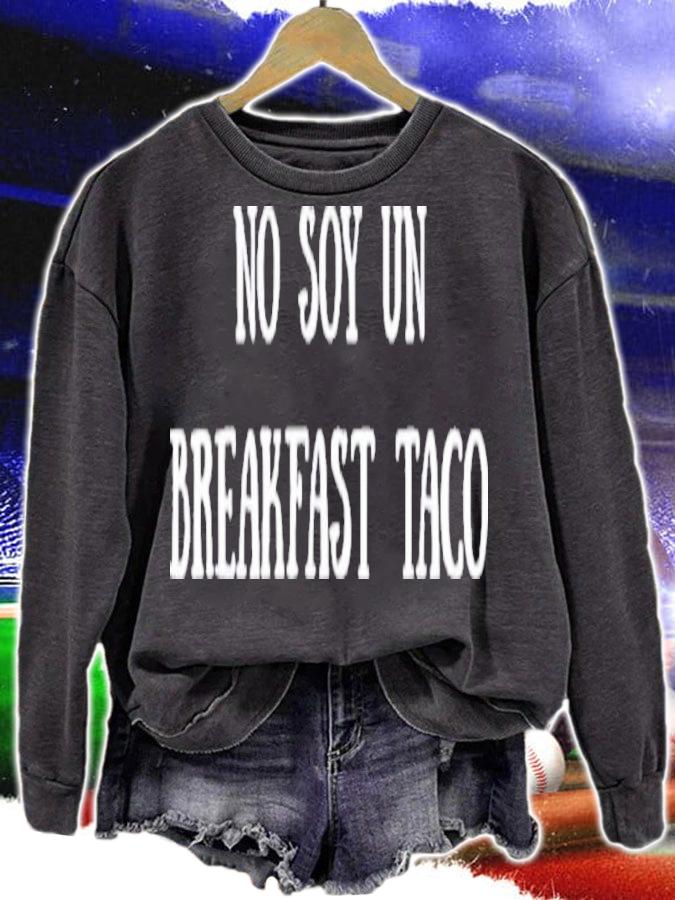 No Soy Un Breakfast Taco Shirt t-shirt