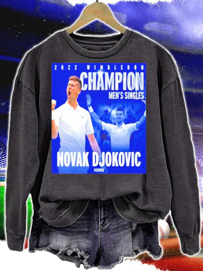 Novak Djokovic Is Wimbledon Champion Once Again Shirt t-shirt