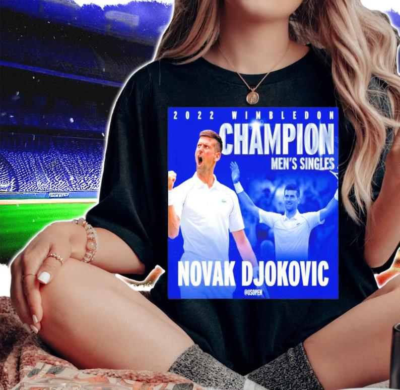 Novak Djokovic Is Wimbledon Champion Once Again Shirt t-shirt