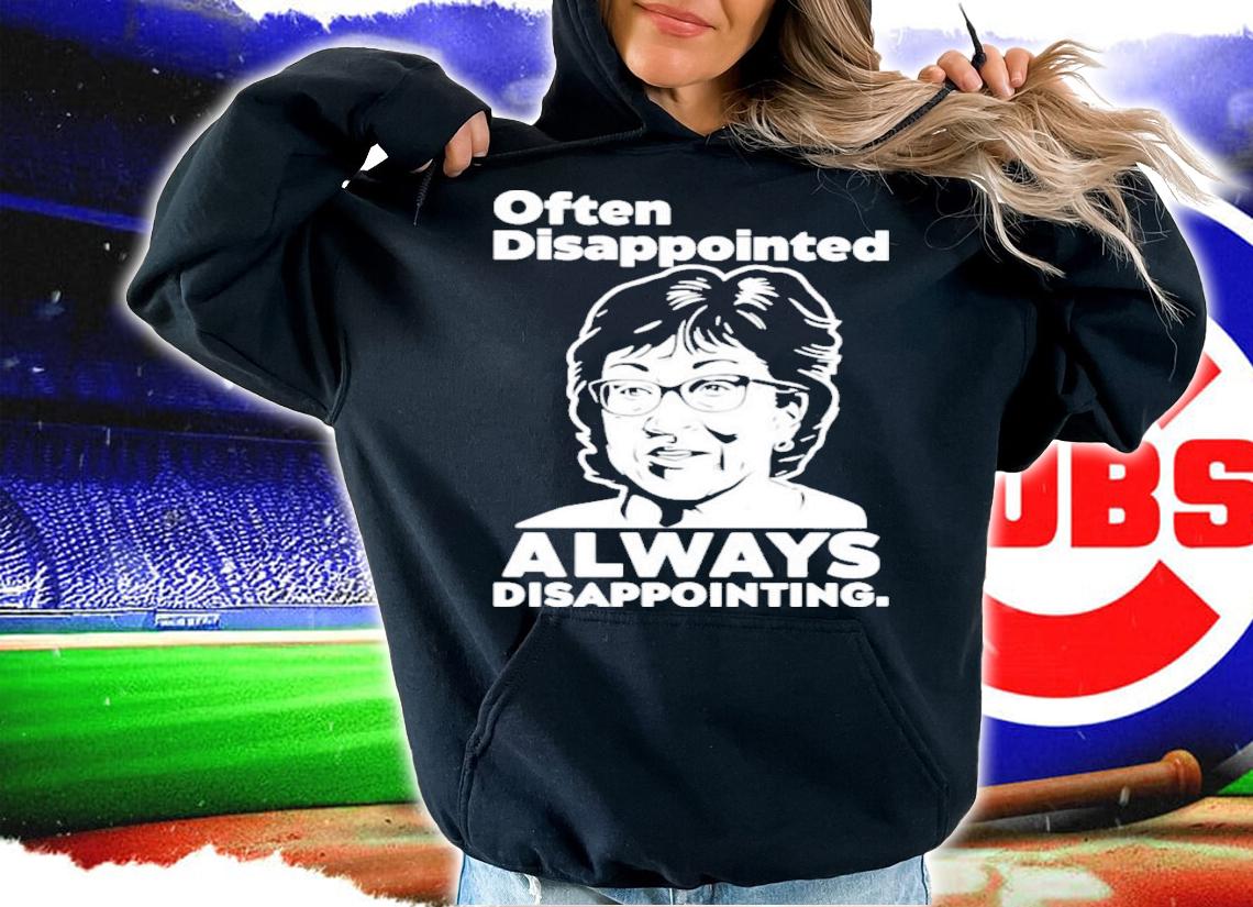 Often Disappointed Always Disappointing Peter Morley T-Shirt t-shirt