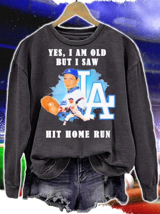Sanford Koufax Yes I Am Old But I Saw Hit Home Run Shirt t-shirt sweatshirt