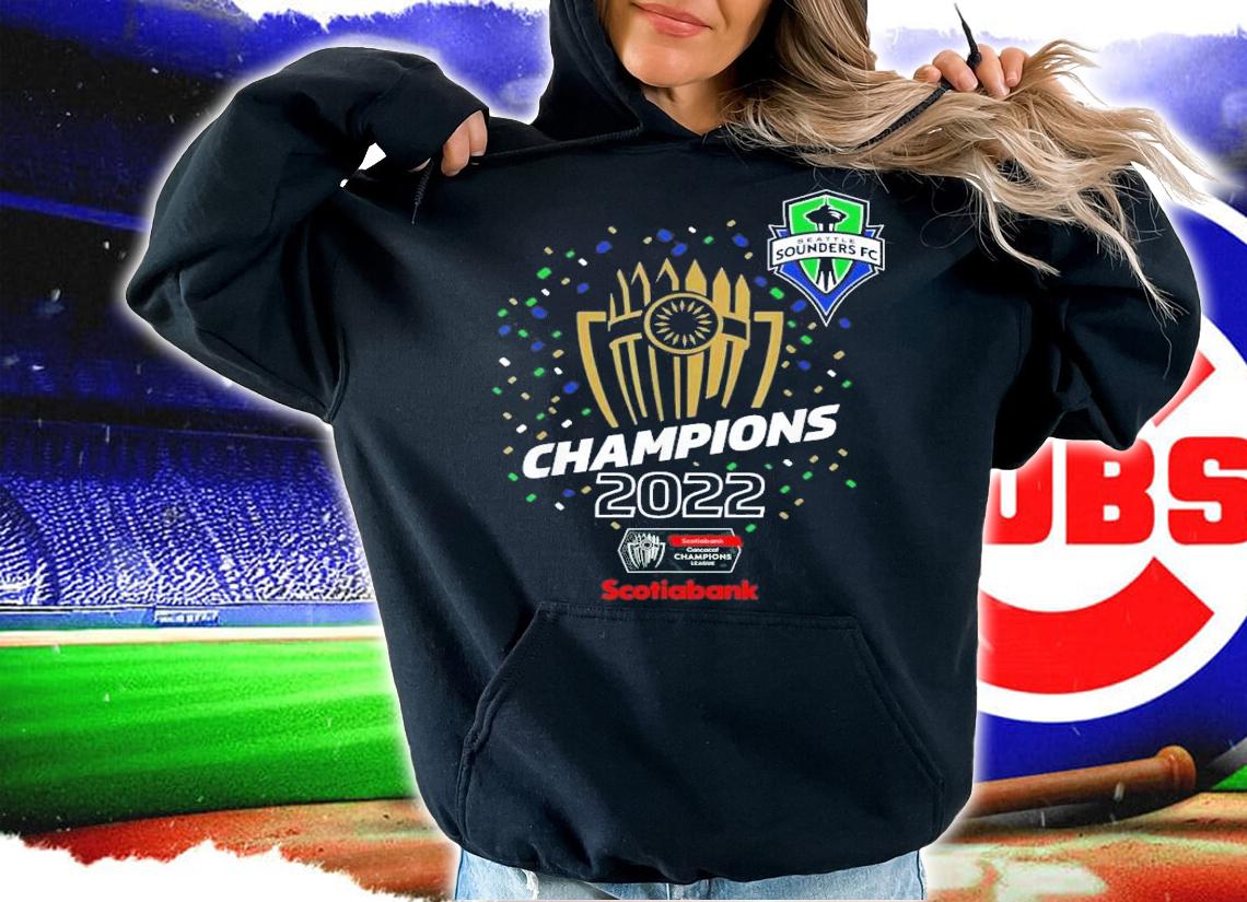 Seattle Sounders Champions 2022 Concacaf T-Shirt t-shirt