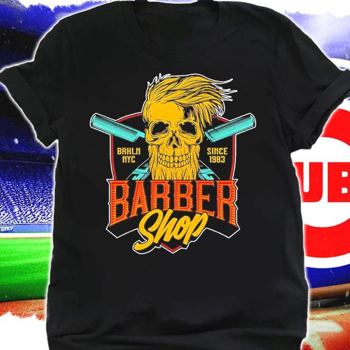 Skull Barber Shop shirt t-shirt
