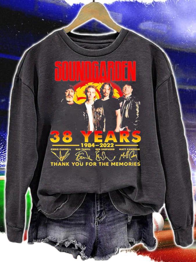 Sound Garden 38 years 1984 2022 thank you for the memories shirt t-shirt