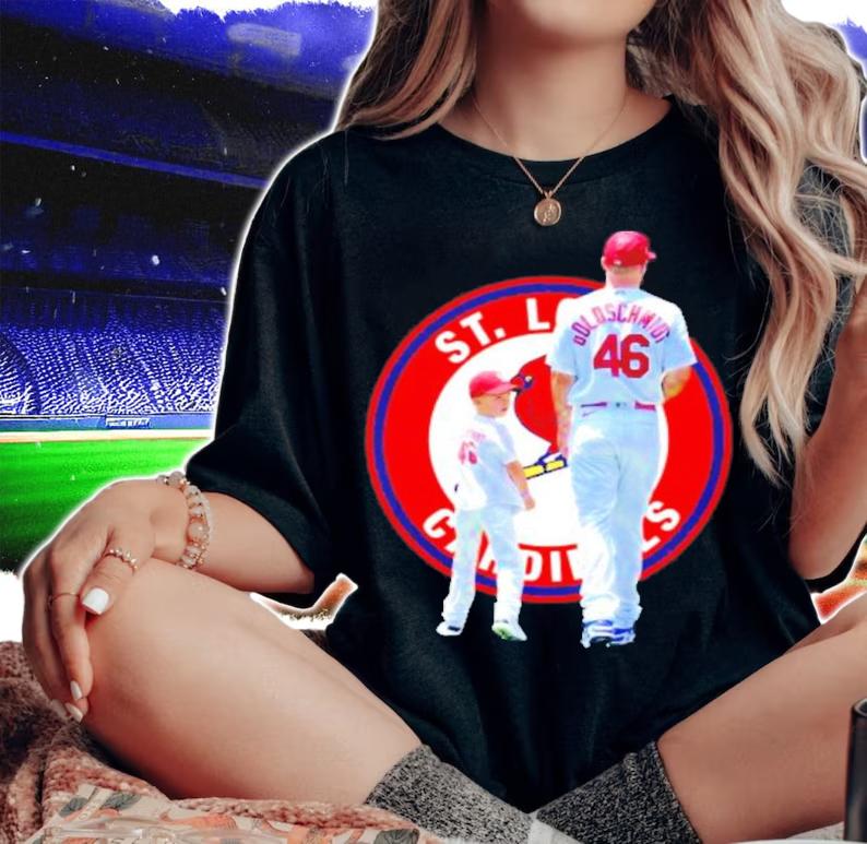 St Louis Cardinals Goldschmidt and My son shirt t-shirt woman shirt