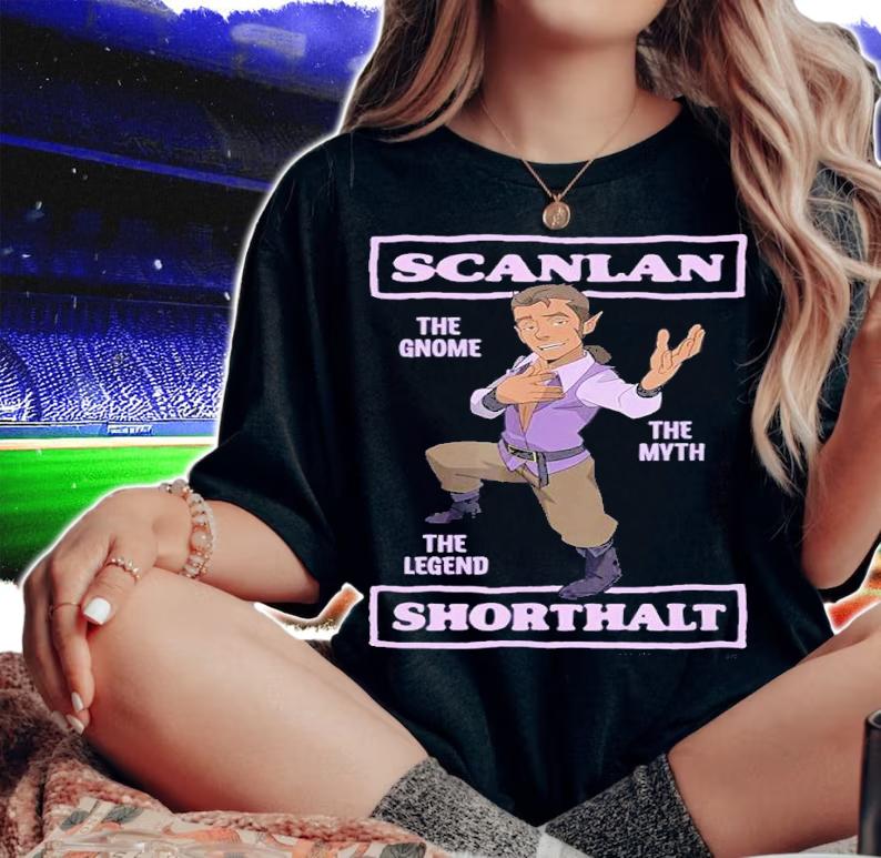 The Legend of Vox Machina Scanlan Shorthalt shirt t-shirt