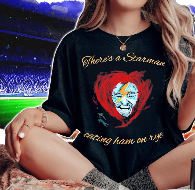 There's a starman eating ham on rye shirt t-shirt