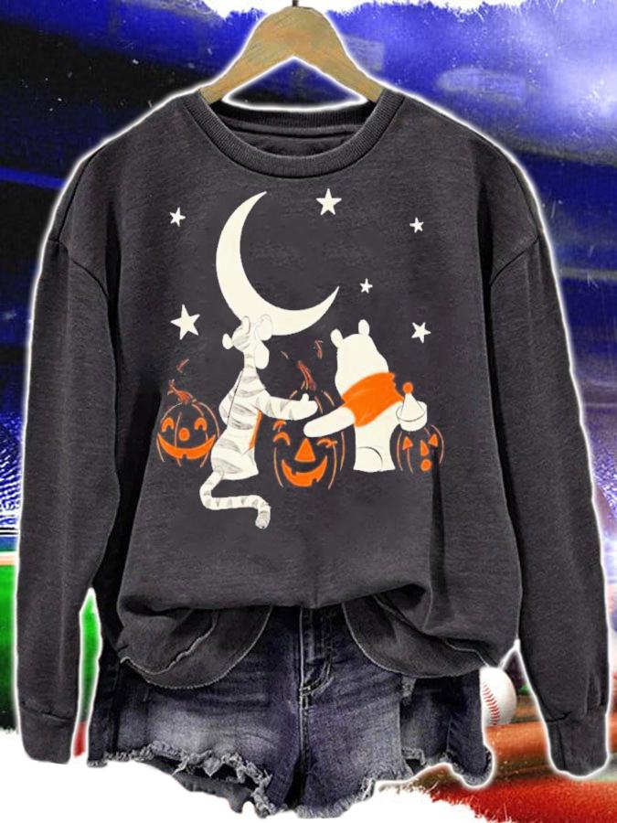 Winnie The Pooh Halloween Tigger And Pooh Pumpkins Shirt t-shirt sweatshirt