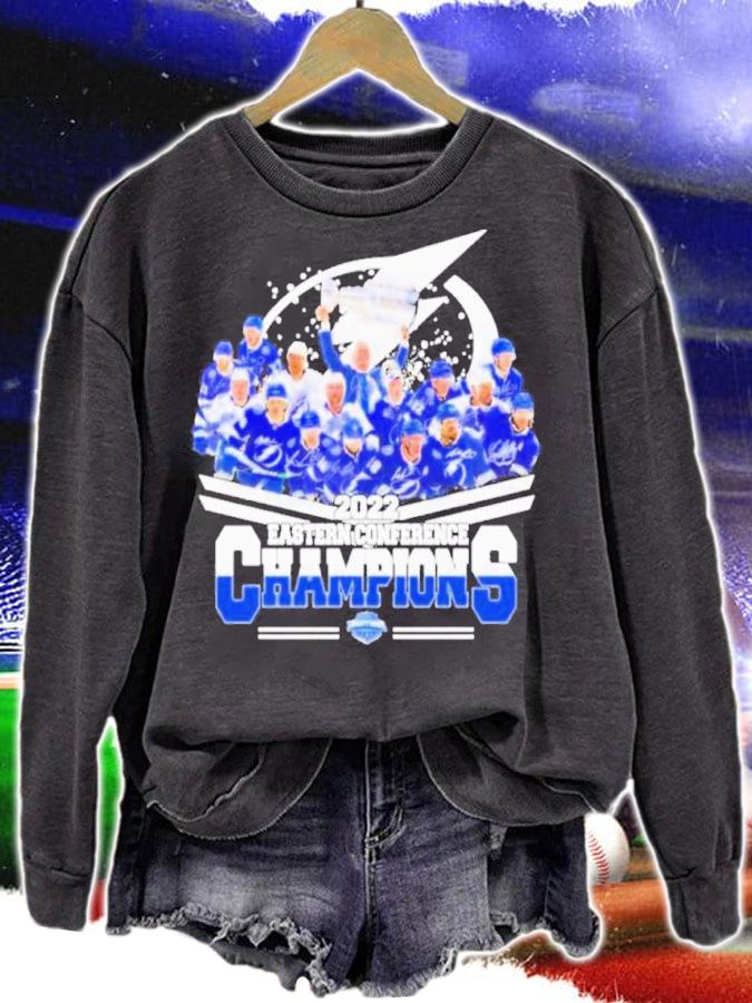 Tampa Bay Lightning Team Eastern Conference Champions Signatures 2022 Shirt t-shirt