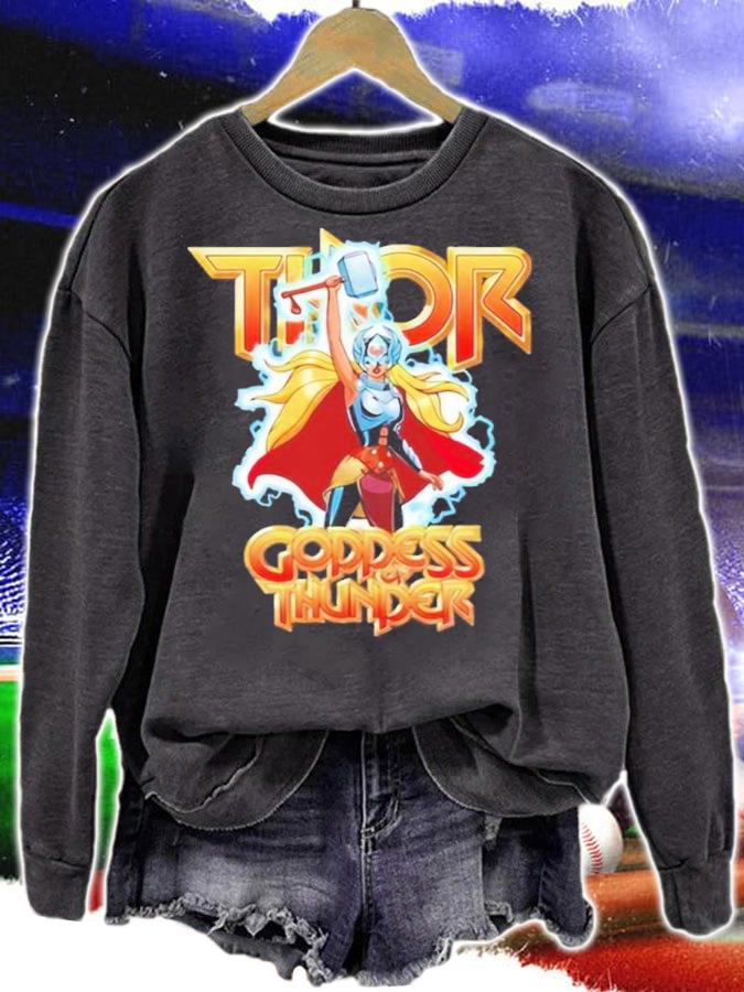 The Woman Love Thunder Hammer Shirt t-shirt