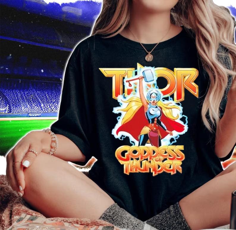 The Woman Love Thunder Hammer Shirt t-shirt