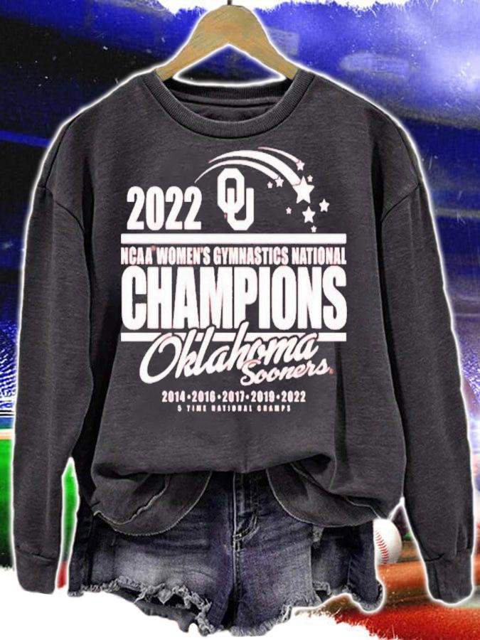 University Of Oklahoma Women's Gymnastics 2022 National Champions T-Shirt t-shirt sweatshirt