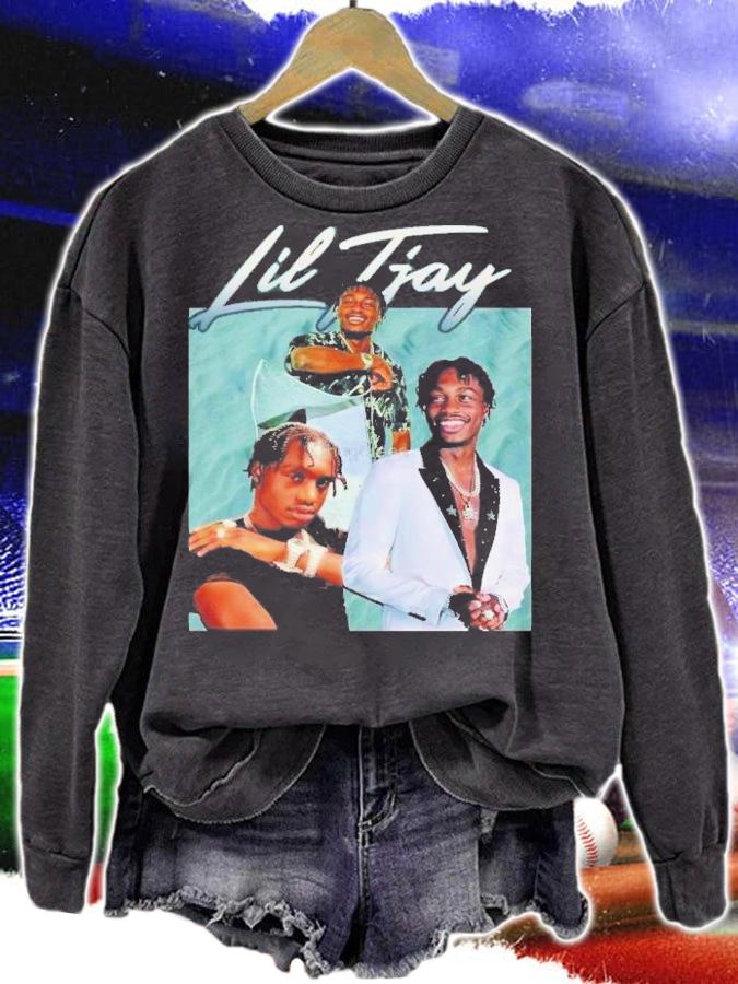 Vintage Lil Tjay 90s x Bootleg Style Rap T-Shirt t-shirt sweatshirt