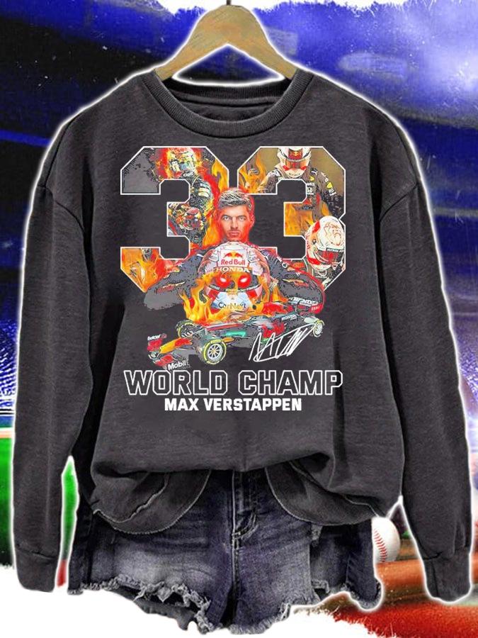 33 World Champ Max Verstappen Signatures Shirt t-shirt sweatshirt