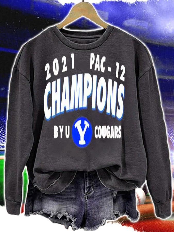 2021 Pac 12 Champions Byu Cougars Shirt t-shirt sweatshirt