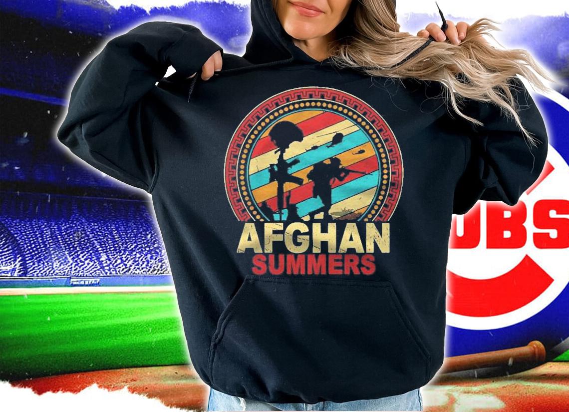 Afghan Summers Veteran Vintage Afghanistan Veterans Gifts Pullover T-shirt t-shirt