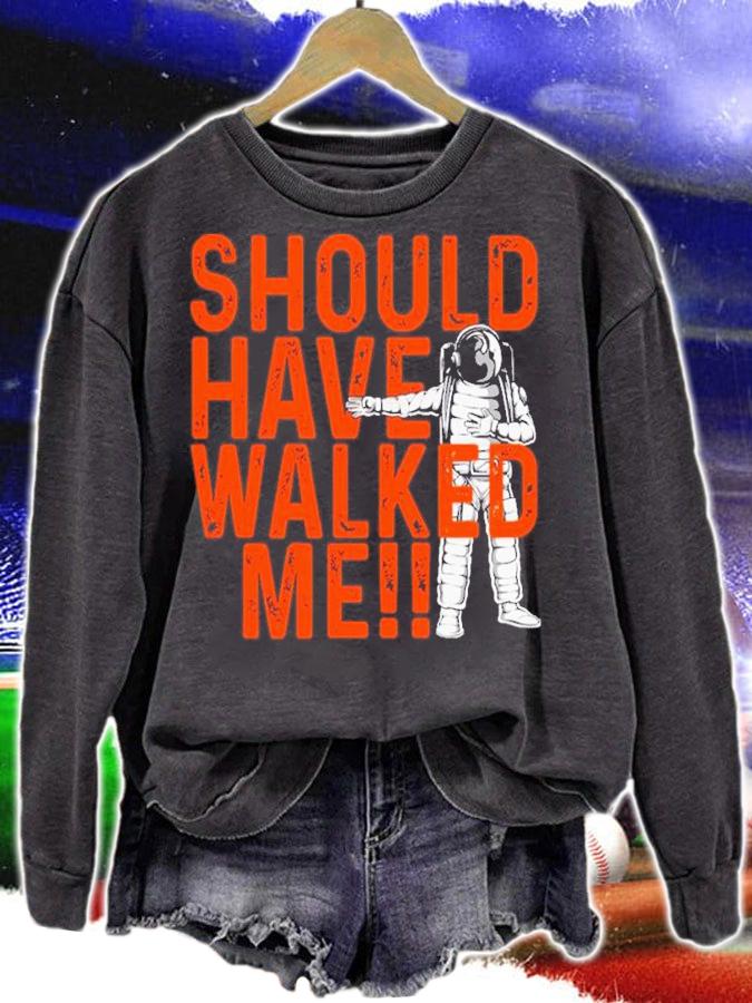 Alex Bregman Should Have Walked Me Shirt t-shirt