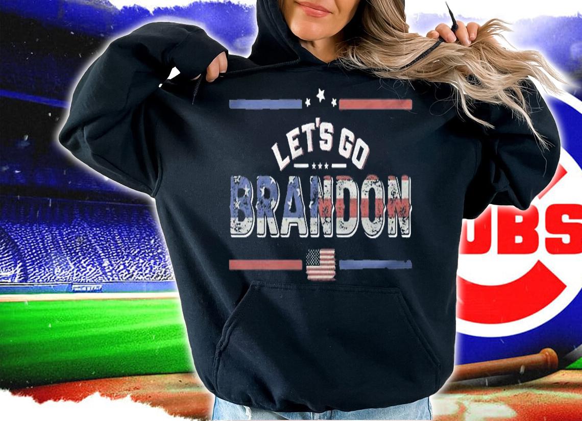 Anti President let's Go Brandon Conservative Anti Liberal USA Flag T-Shirt t-shirt