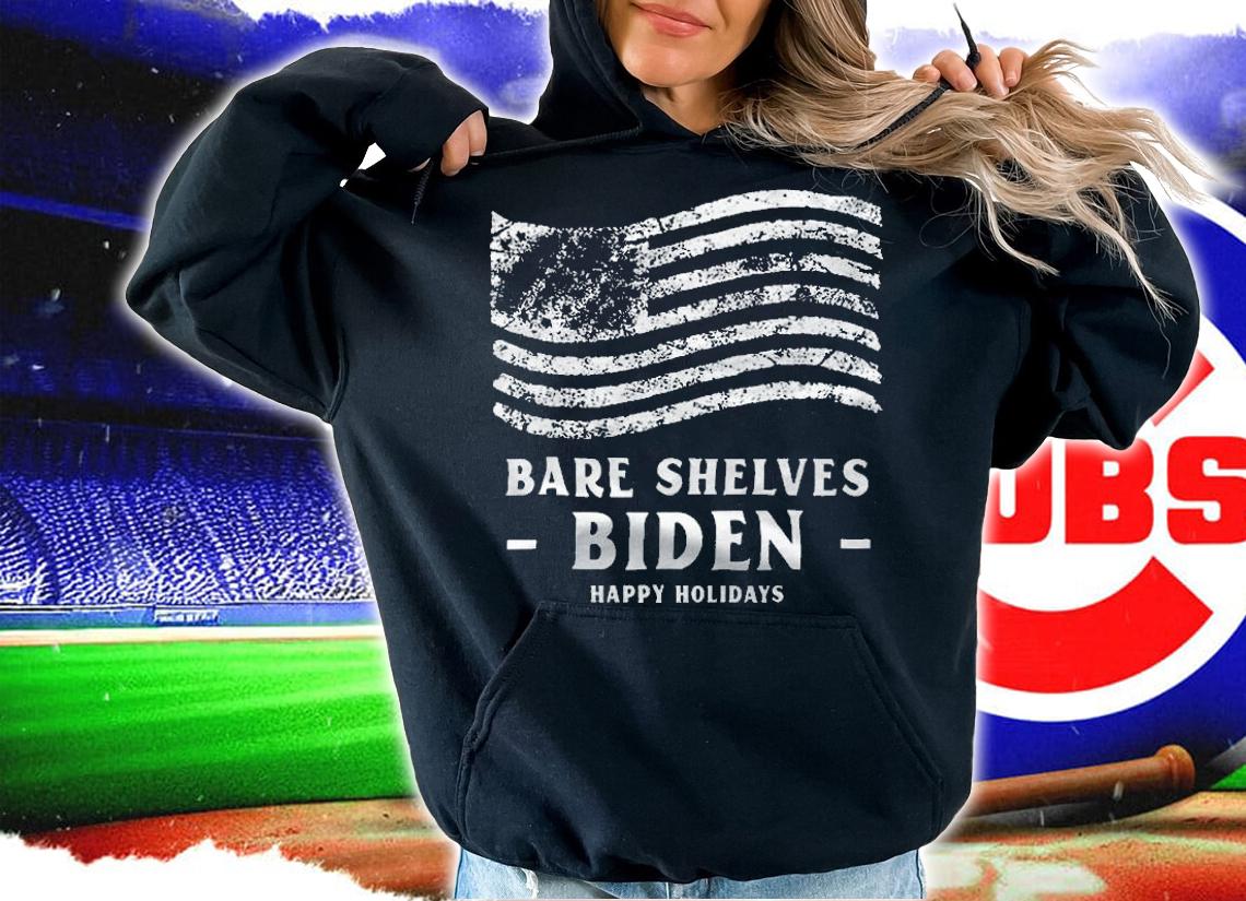 Bare Shelves Biden happy Holidays T-Shirt t-shirt
