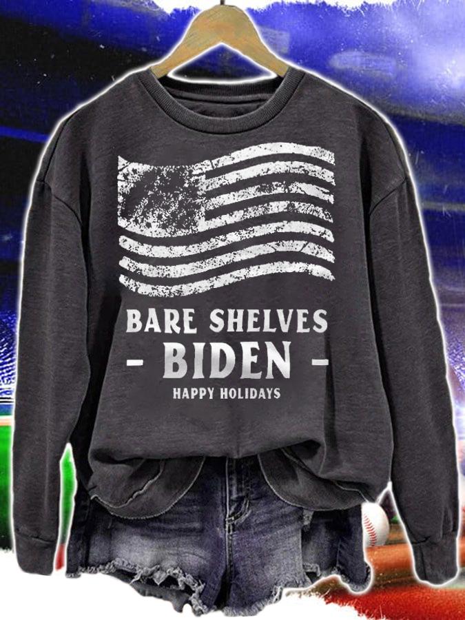 Bare Shelves Biden happy Holidays T-Shirt t-shirt