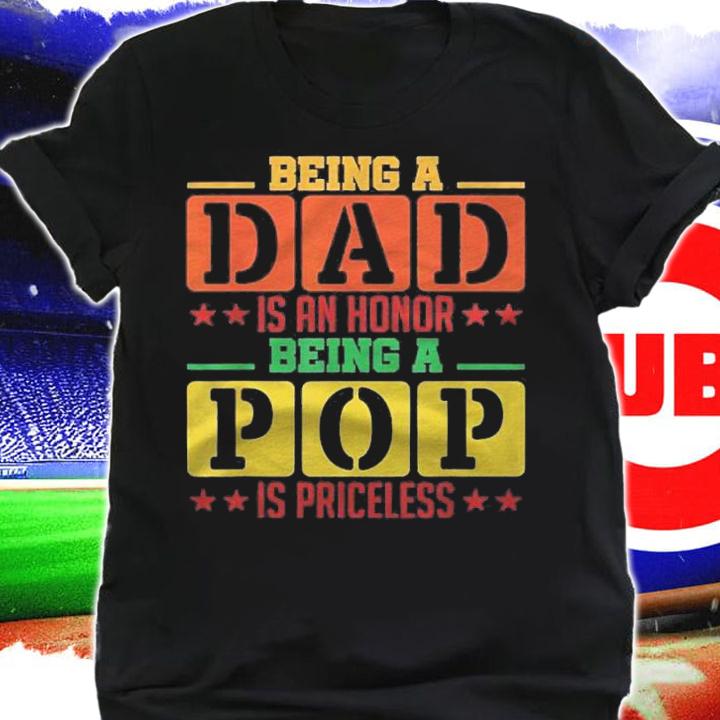 Being A Pop Is Priceless Shirt Grandpa Gift Shirt t-shirt
