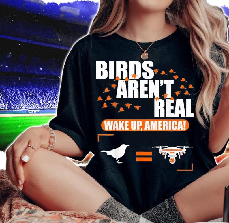 Birds are not real T-Shirt t-shirt