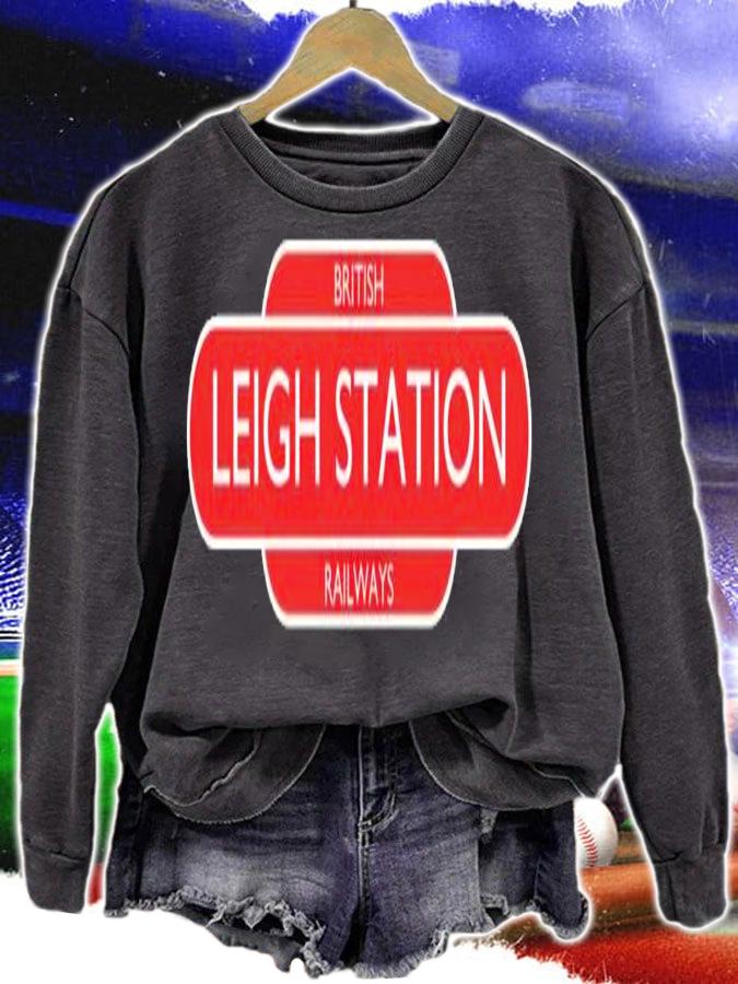 Britsh Leigh Station Railways Shirt t-shirt