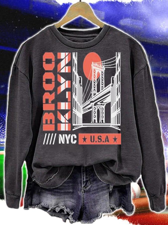 Brooklyn NYC USA T-Shirt t-shirt sweatshirt