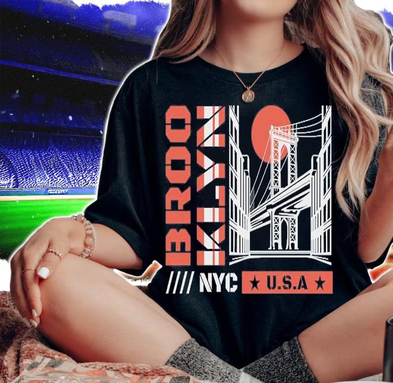 Brooklyn NYC USA T-Shirt t-shirt woman shirt