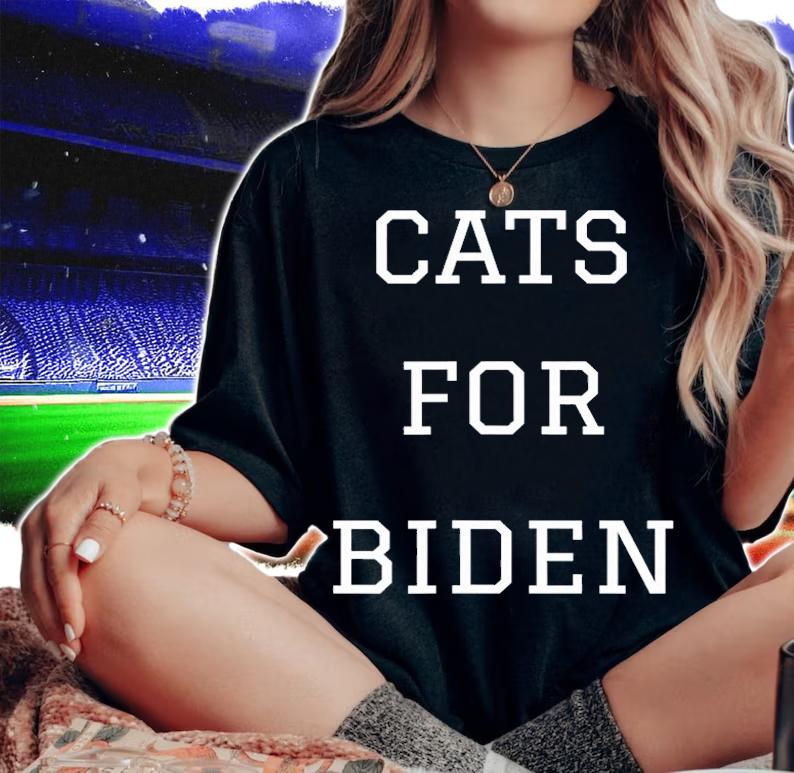Cats For Biden 2020 President Joe Biden Funny Pet T-Shirt t-shirt woman shirt