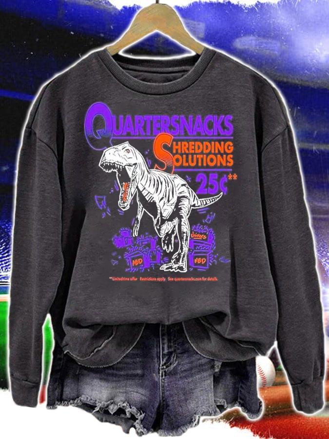 Dinosaur Quartersnacks Shredding Solutions Shirt t-shirt sweatshirt