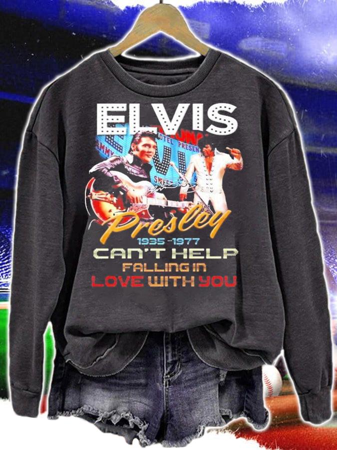 Elvis Presley 1935-1977 Can't Help Falling In Love With You Signatures Shirt t-shirt sweatshirt