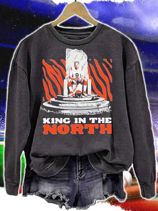 Joe Burrow King In The North Cincinnati Bengals 2022 T-Shirt t-shirt