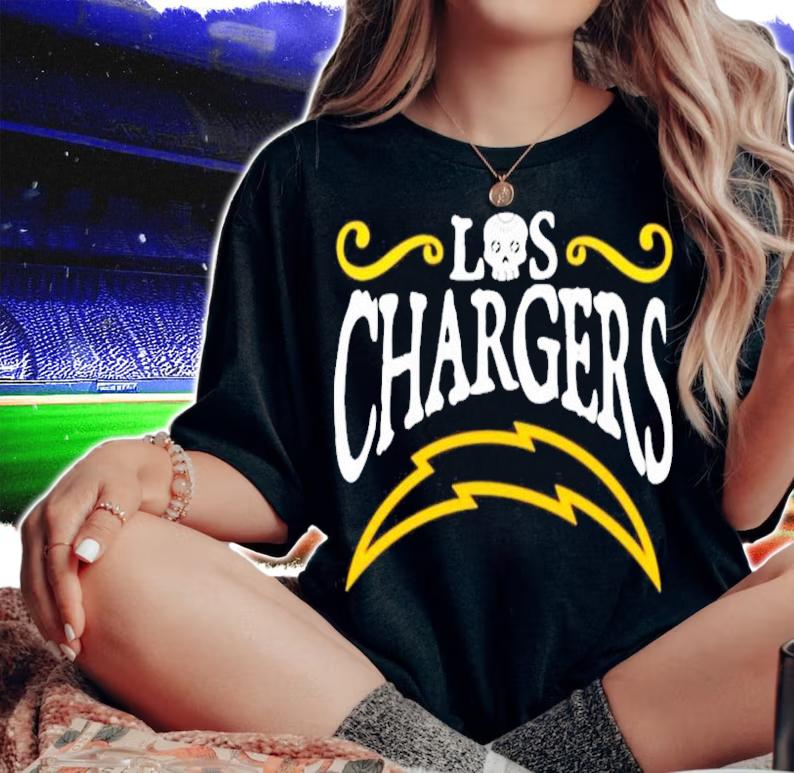 Los Chargers Skull shirt t-shirt woman shirt