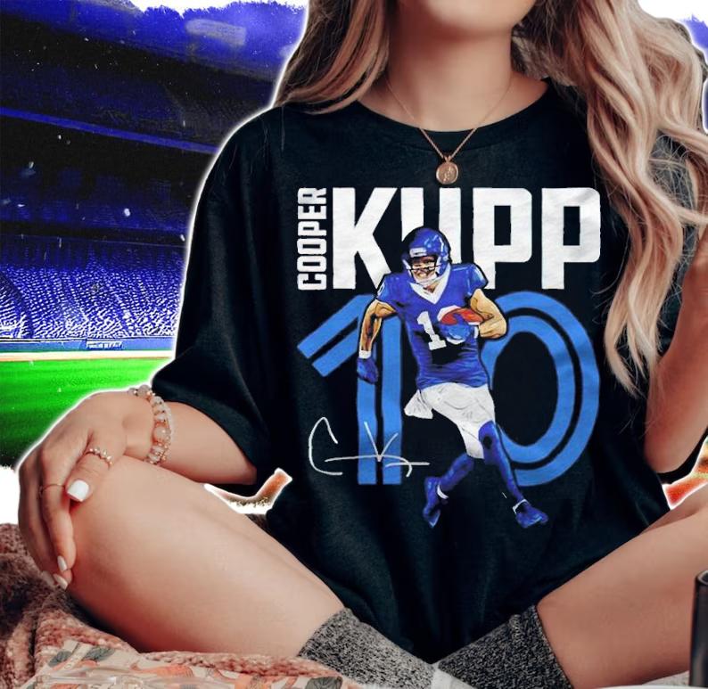 Cooper Kupp 10 signature 2022 T-shirt t-shirt