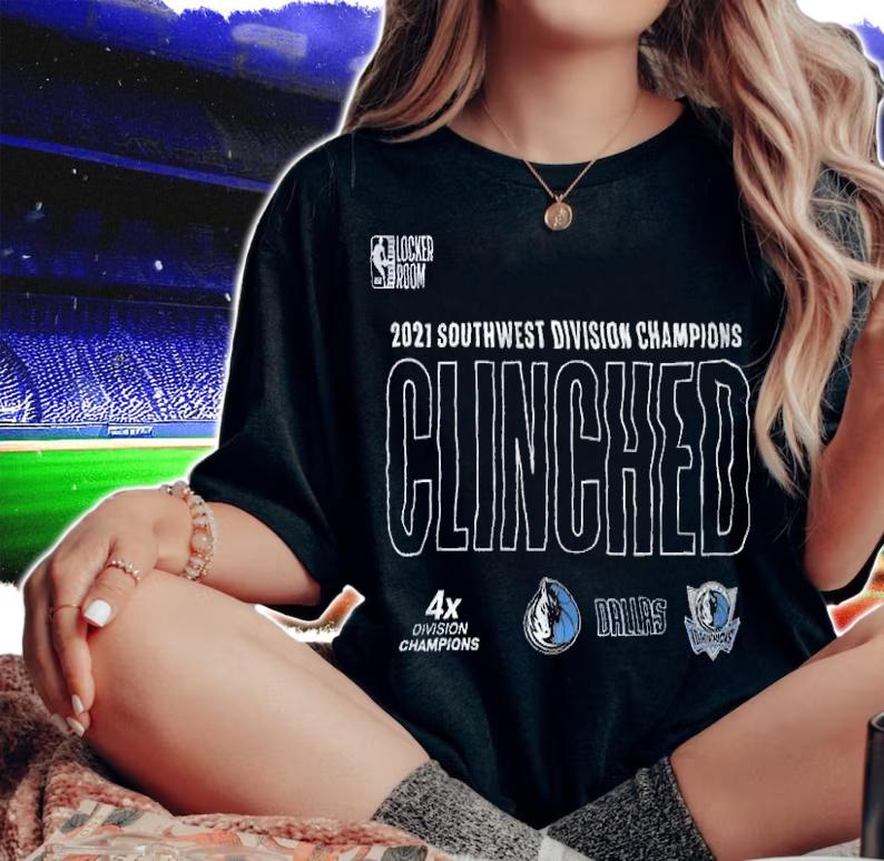 Dallas Mavericks 2021 Southwest Division Champions Locker Room Shirt t-shirt woman shirt